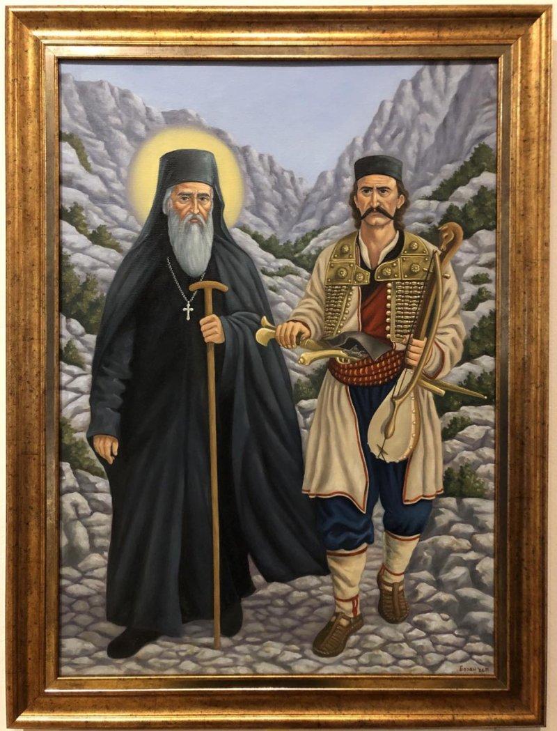 Saints Vasil and Bajo Pivljanin, Painting Barbek Bojan