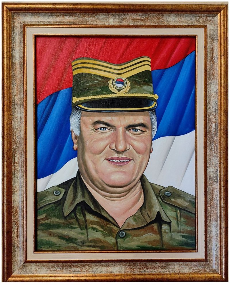 Ratko Mladic, Painting Barbek Bojan