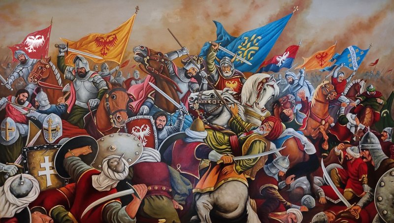 Battle of Kosovo, Painting Barbek Bojan