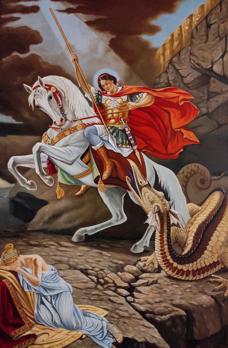 St George, Painting Barbek Bojan