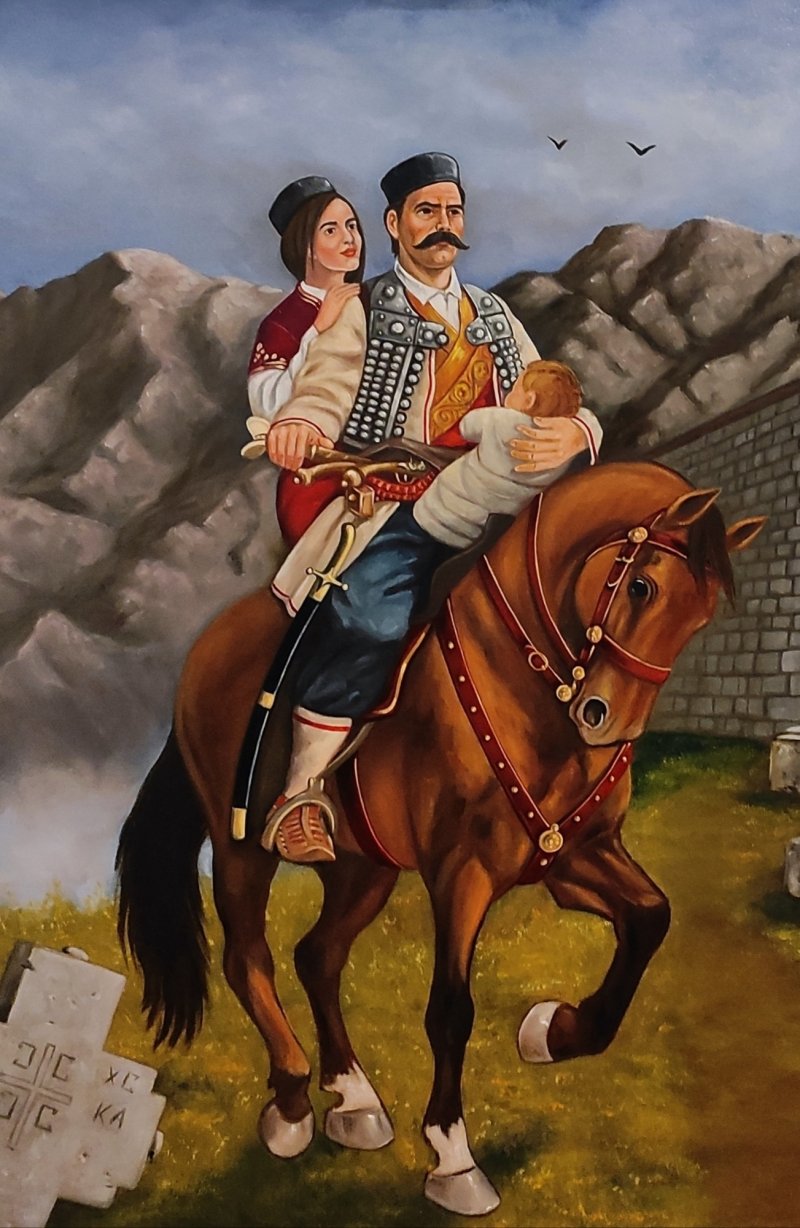 Gorski vuk, Painting Barbek Bojan