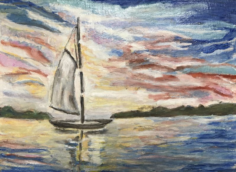 Jedrenjak, Painting Kalendarova Barbulov Mitana