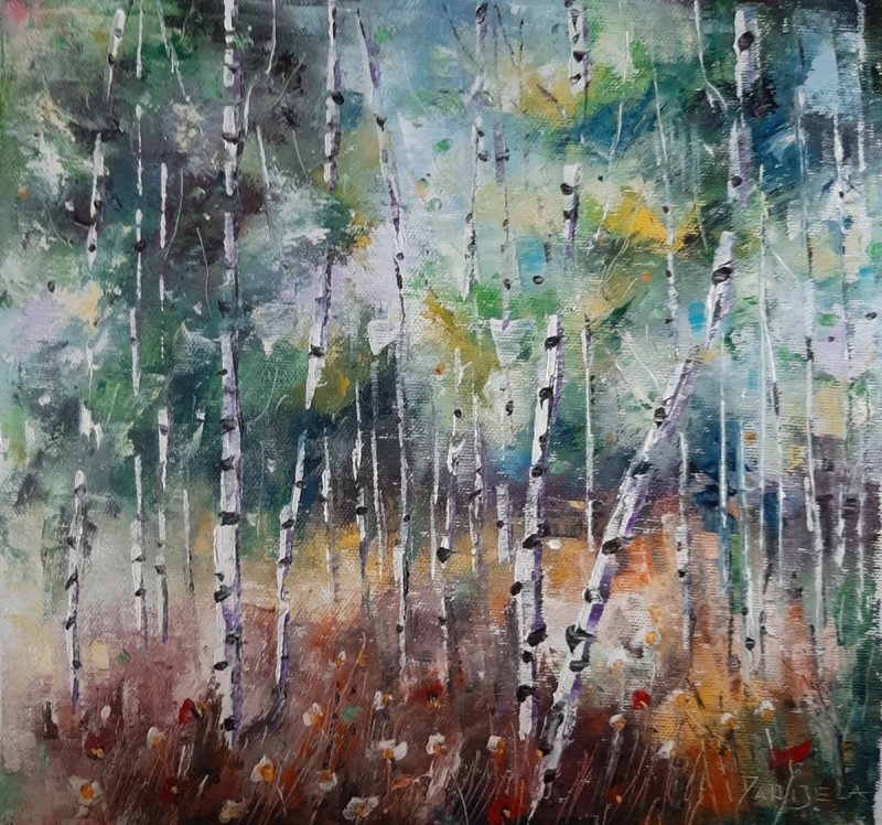Birch forest, Painting Artium paintings