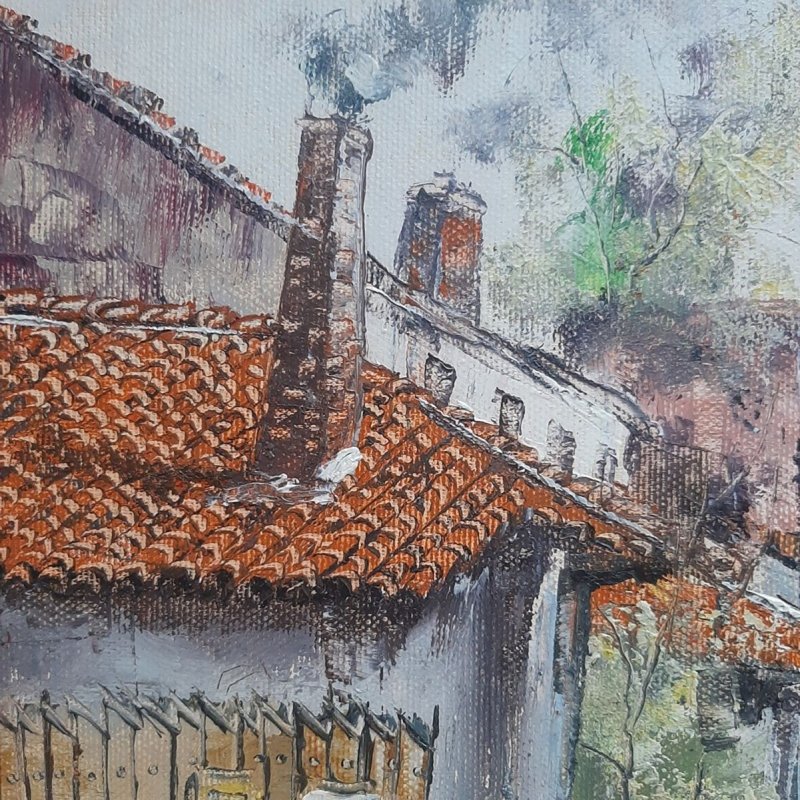 Belgrade, the old Skadarlija, Painting Artium paintings