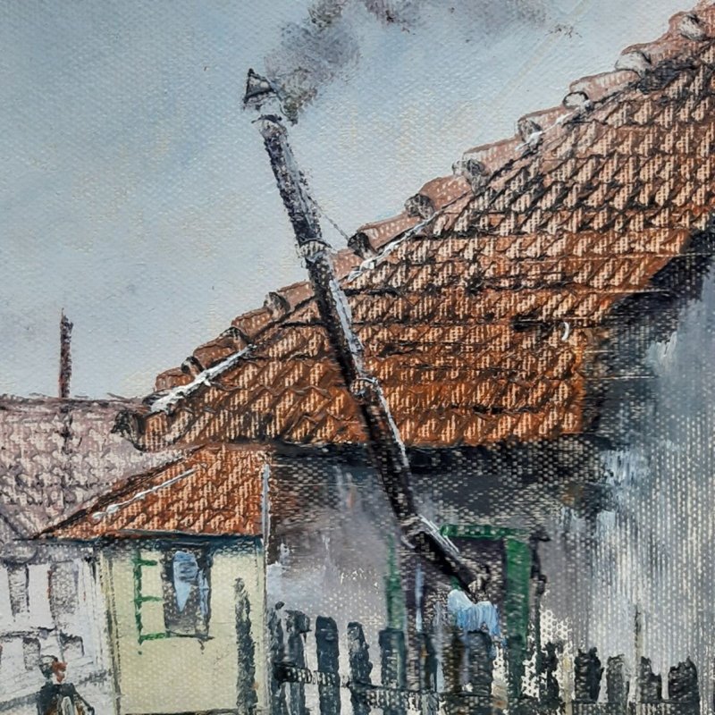 Belgrade, the old Skadarlija, Painting Artium paintings