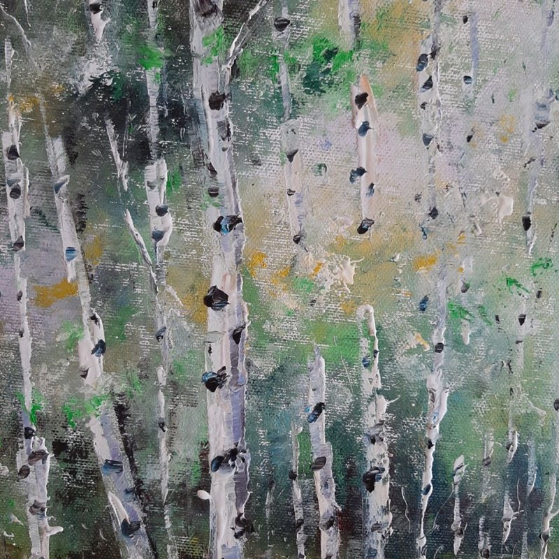 Birch forest, spring, Painting Artium paintings