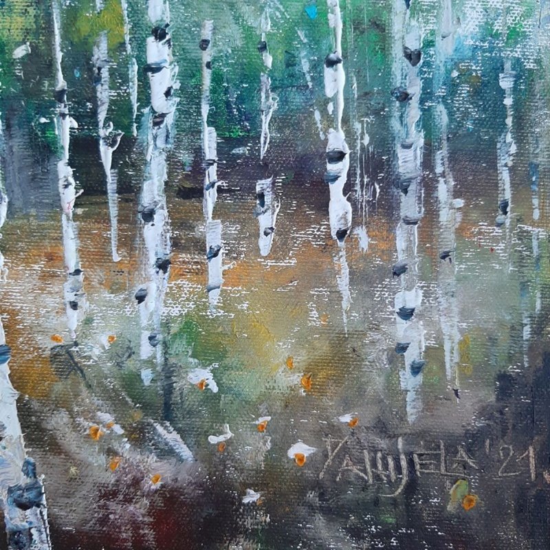 Birch forest, spring, Painting Artium paintings