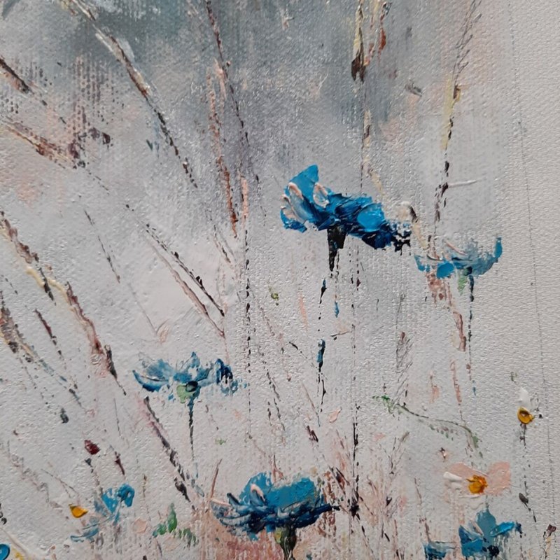 Plavo cveće, Slika Artium paintings