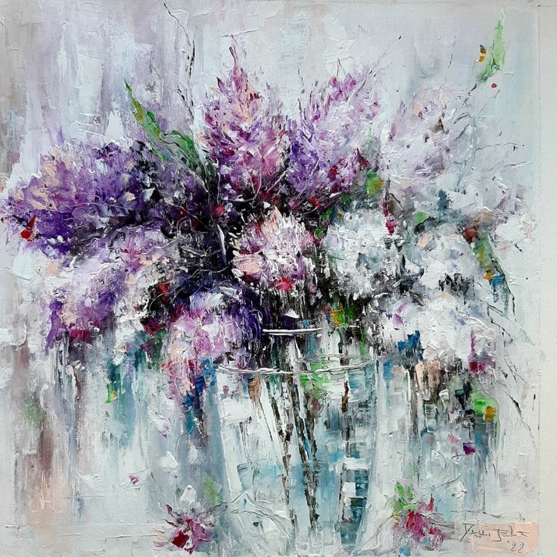 Lilacs in a vase, Painting Artium paintings