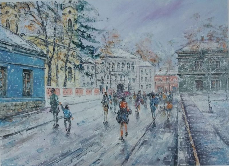 Cacak, Gimnazija, Painting Artium paintings