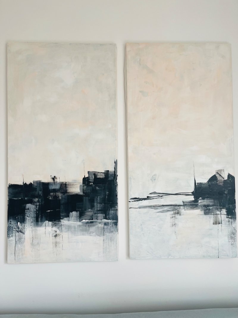 City on the river, Painting Artium paintings