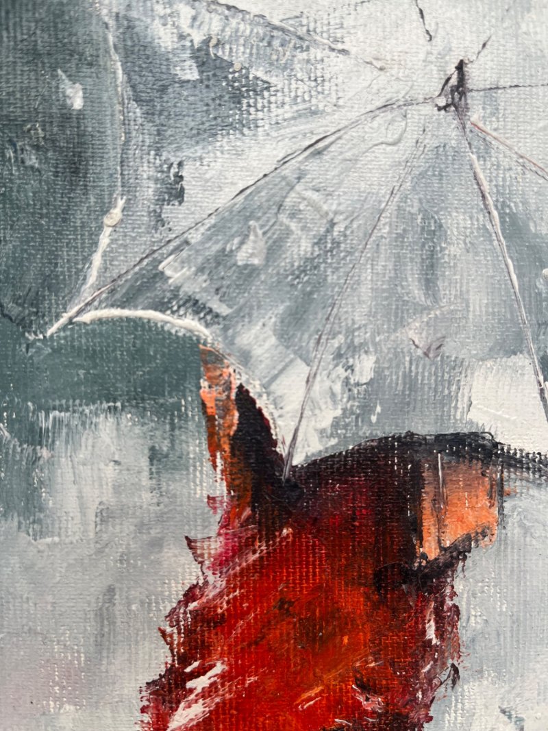 Devojka sa kišobranom, Slika Artium paintings