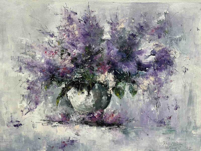 Lilacs in a vase, Painting Artium paintings