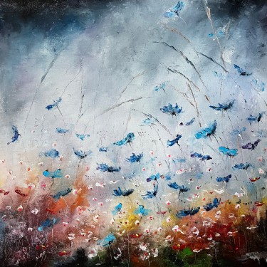 Plavo cveće, Slika Artium paintings