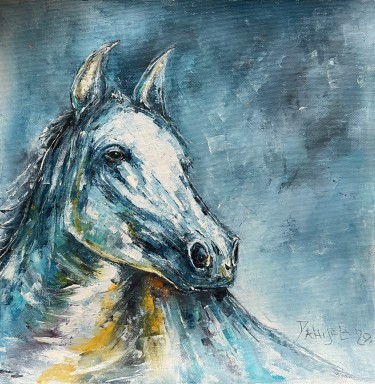 Blue horse