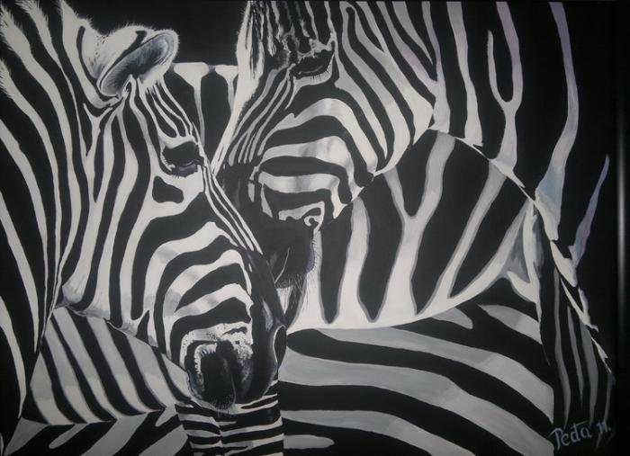zebra, Painting MILOVANOVIC PEDJA