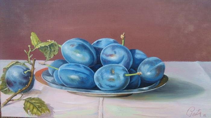 plum, Painting MILOVANOVIC PEDJA