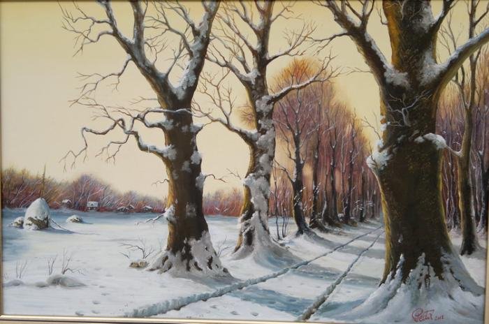 winter 5, Painting MILOVANOVIC PEDJA