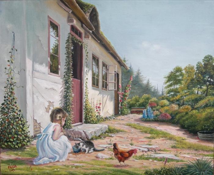 village 6, Painting MILOVANOVIC PEDJA