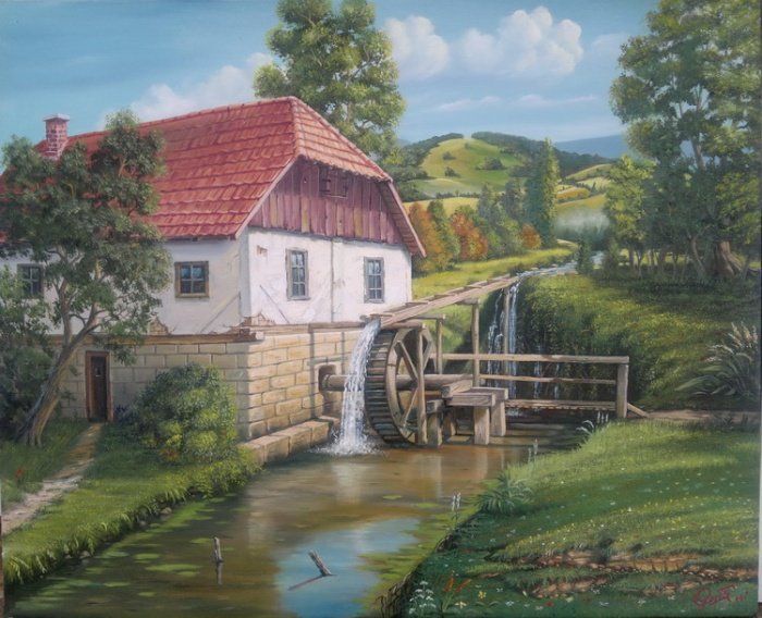 vodenica, Slika MILOVANOVIC PEDJA
