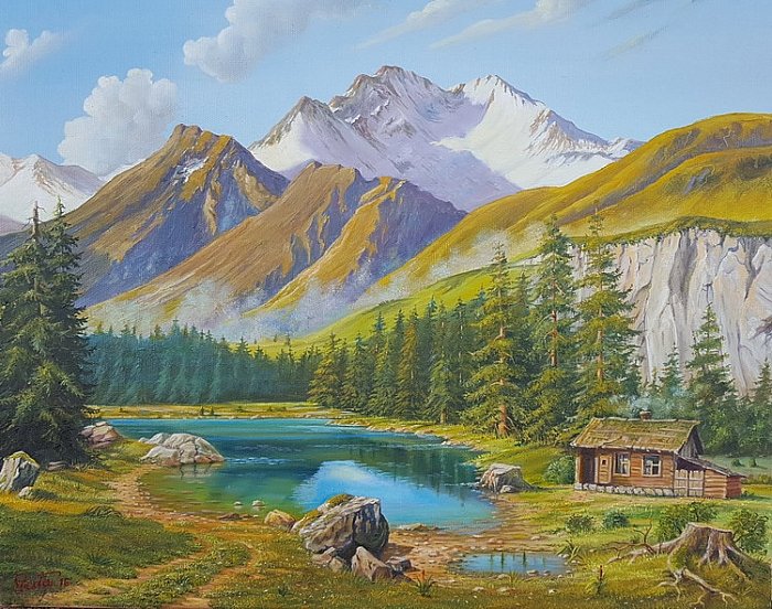 jezero 3, Slika MILOVANOVIC PEDJA