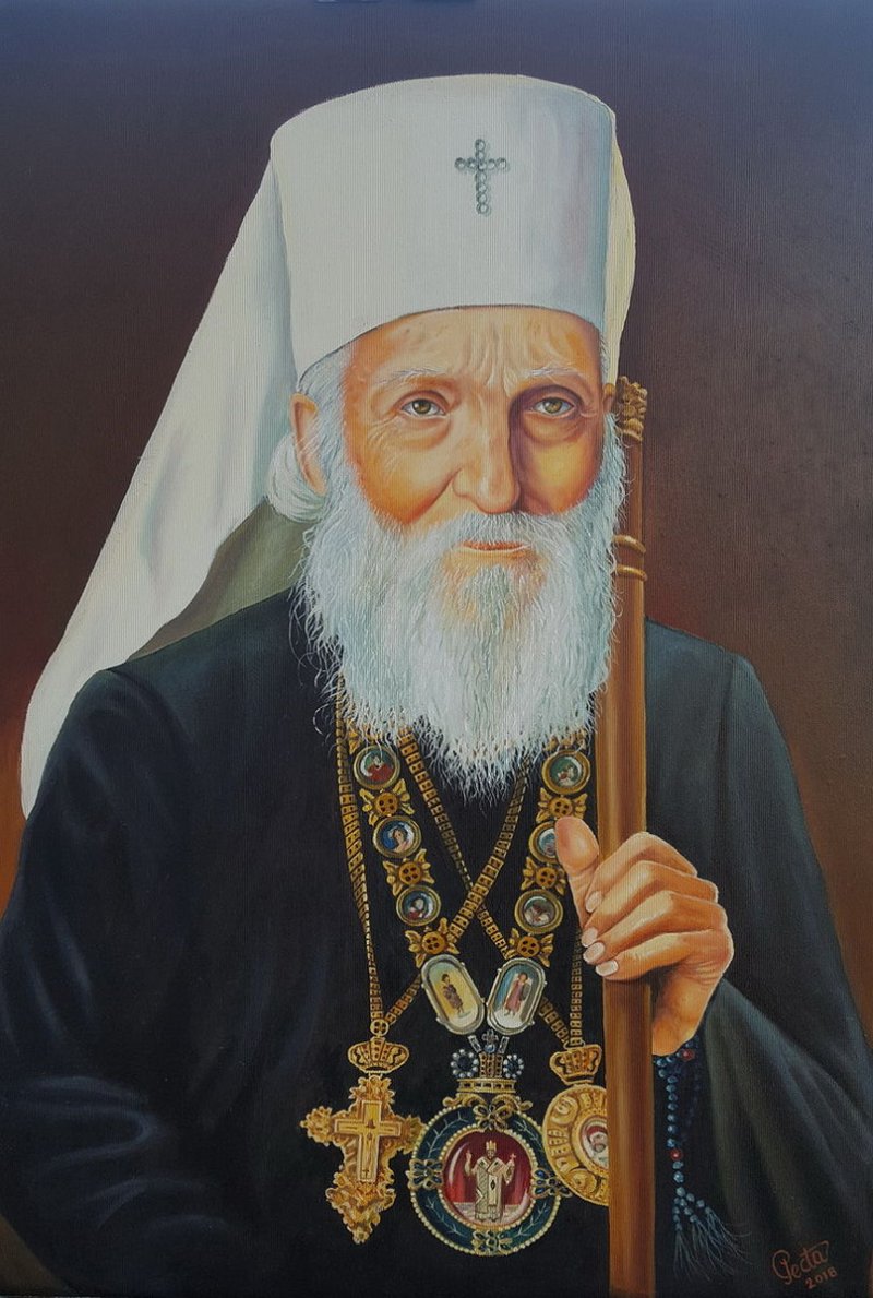 Patrijah Pavle, Painting MILOVANOVIC PEDJA