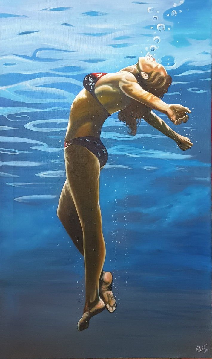 lagoon, Painting MILOVANOVIC PEDJA