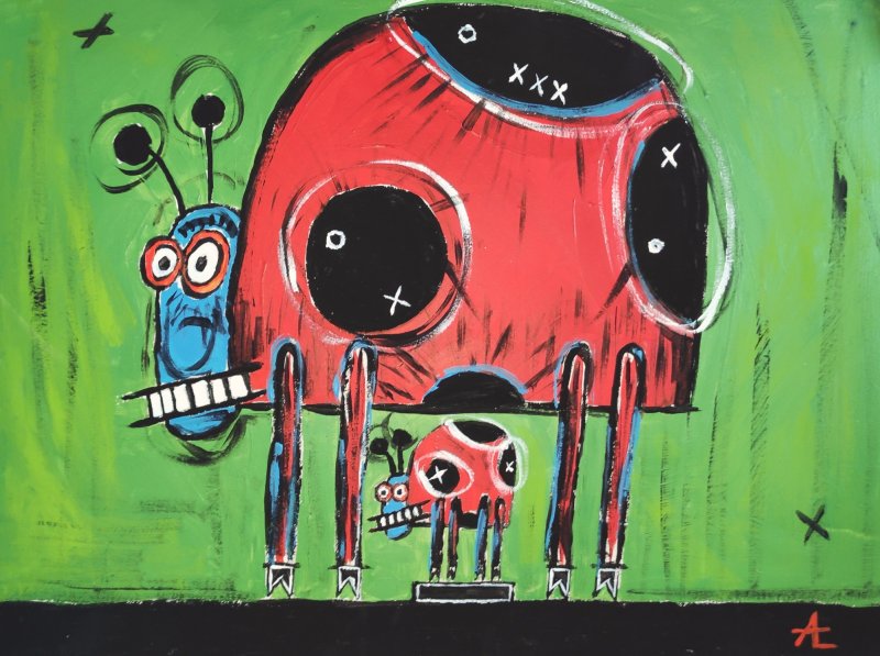 Ladybug, Painting Popov Lena