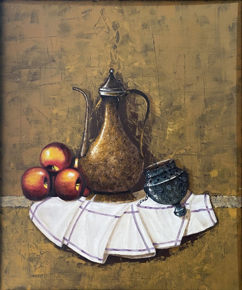 Ibrik sa jabukama, Painting Kushinski Marin
