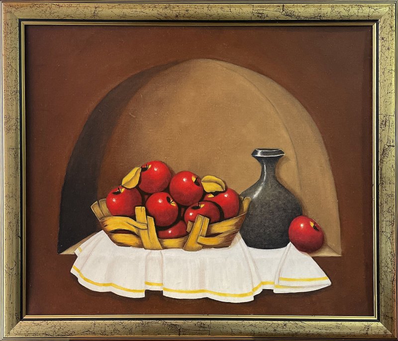 Pletena korpa, Painting Kushinski Marin