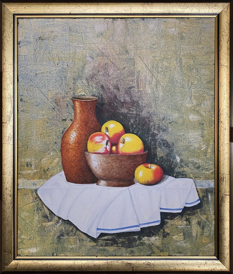 Zdela sa jabukama, Painting Kushinski Marin