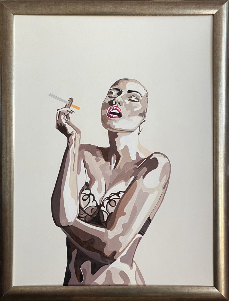 Dama sa cigaretom, Slika Kushinski Marin