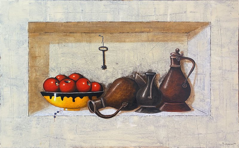 Dolap sa vokje, Painting Kushinski Marin