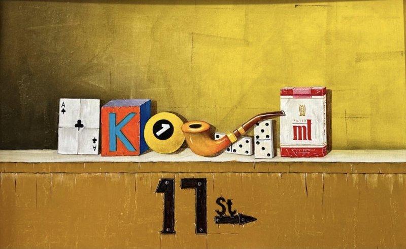 Cigaretes, Painting Kushinski Marin