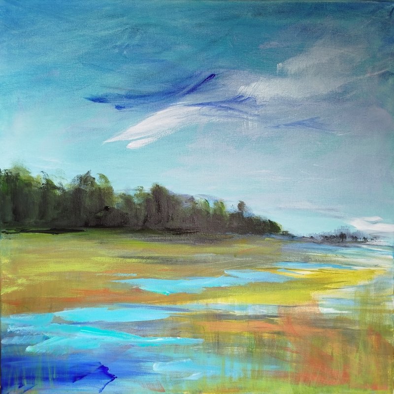 Spring Waters, Painting Godnič Bakoš Žanet