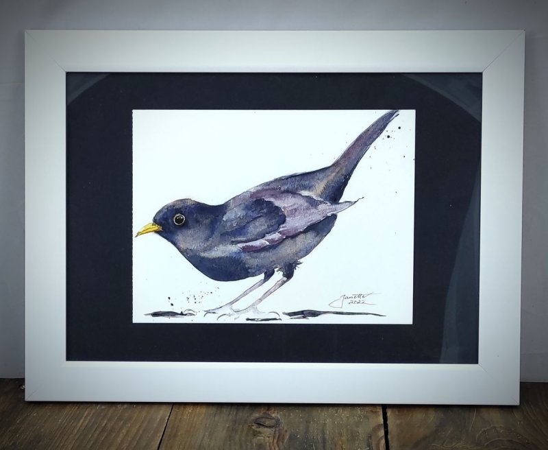 Blackbird, Painting Godnič Bakoš Žanet