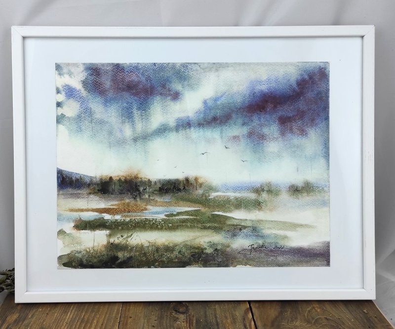 Soak (Rainy Marshland), Painting Godnič Bakoš Žanet