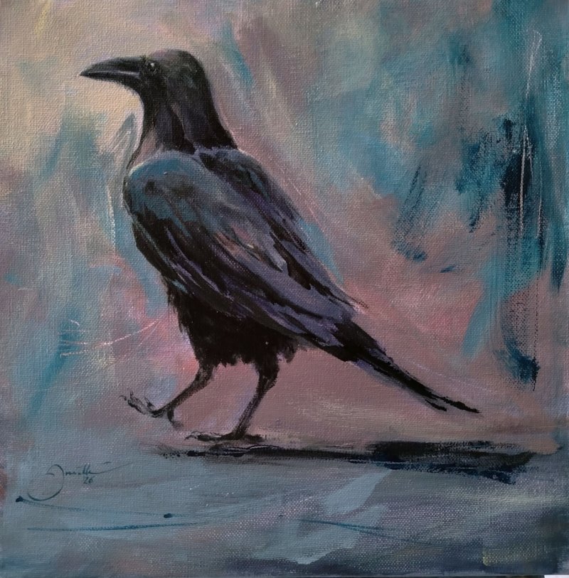 Corvus Solsequius, Painting Godnič Bakoš Žanet