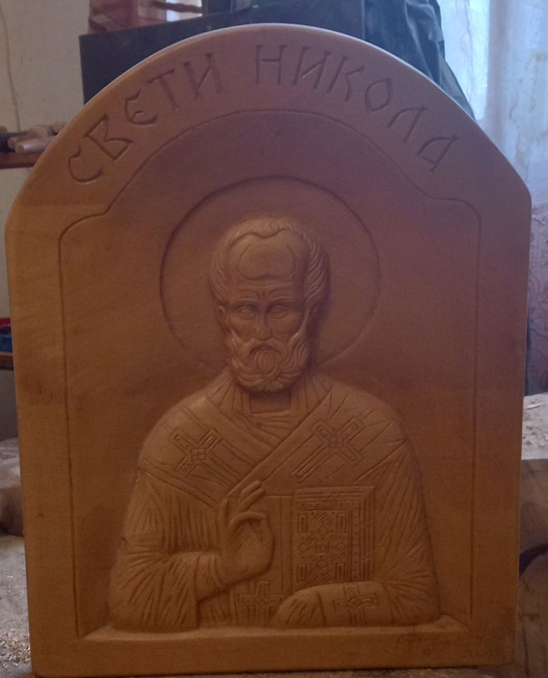 Saint Nicholas, Sculpture Radojica Puzovic