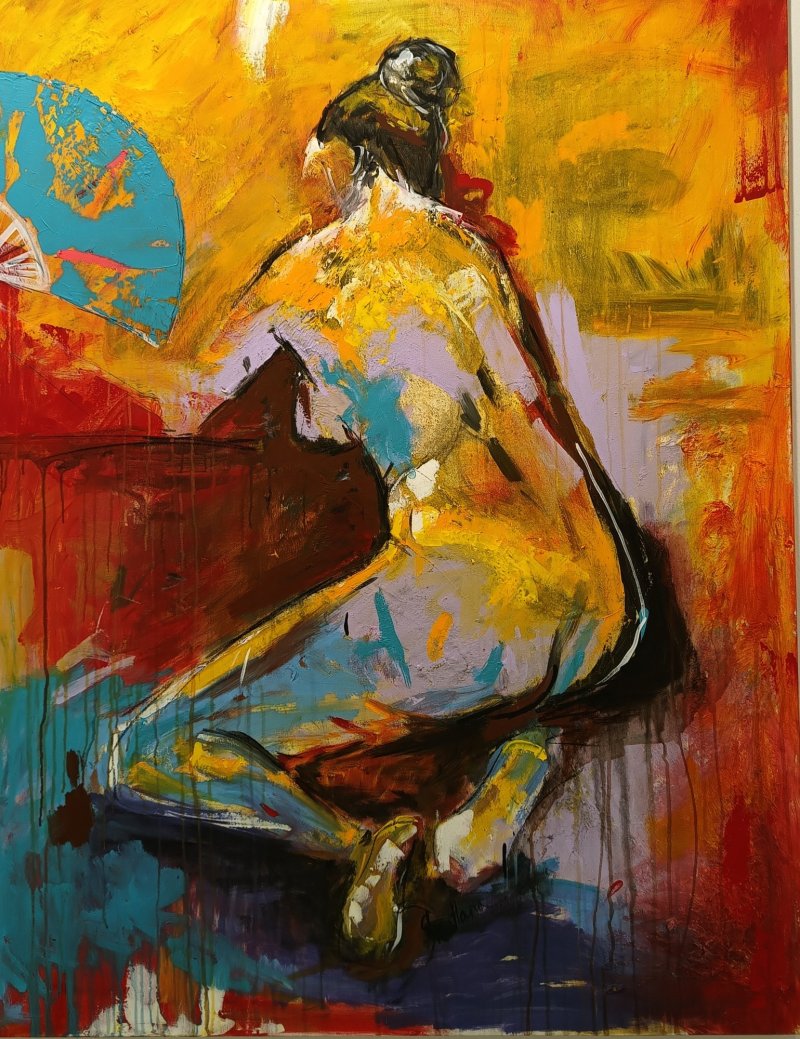 The heat, Painting Zaric Svetlana