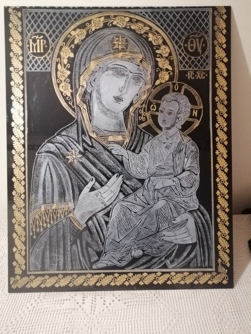 Holy mother of god, Carving Lepojevic Dejan