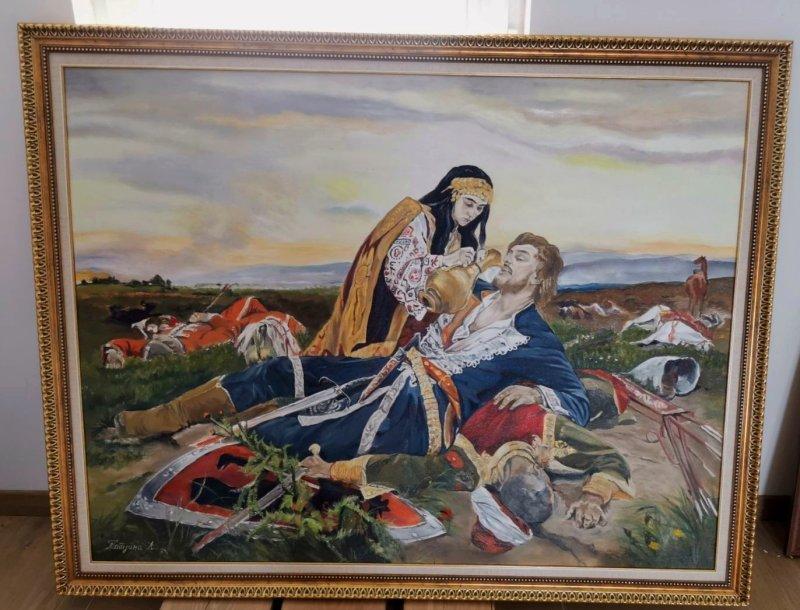 Kosovka devojka, Slika Art Tatjana