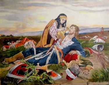 Kosovka devojka, Slika Art Tatjana