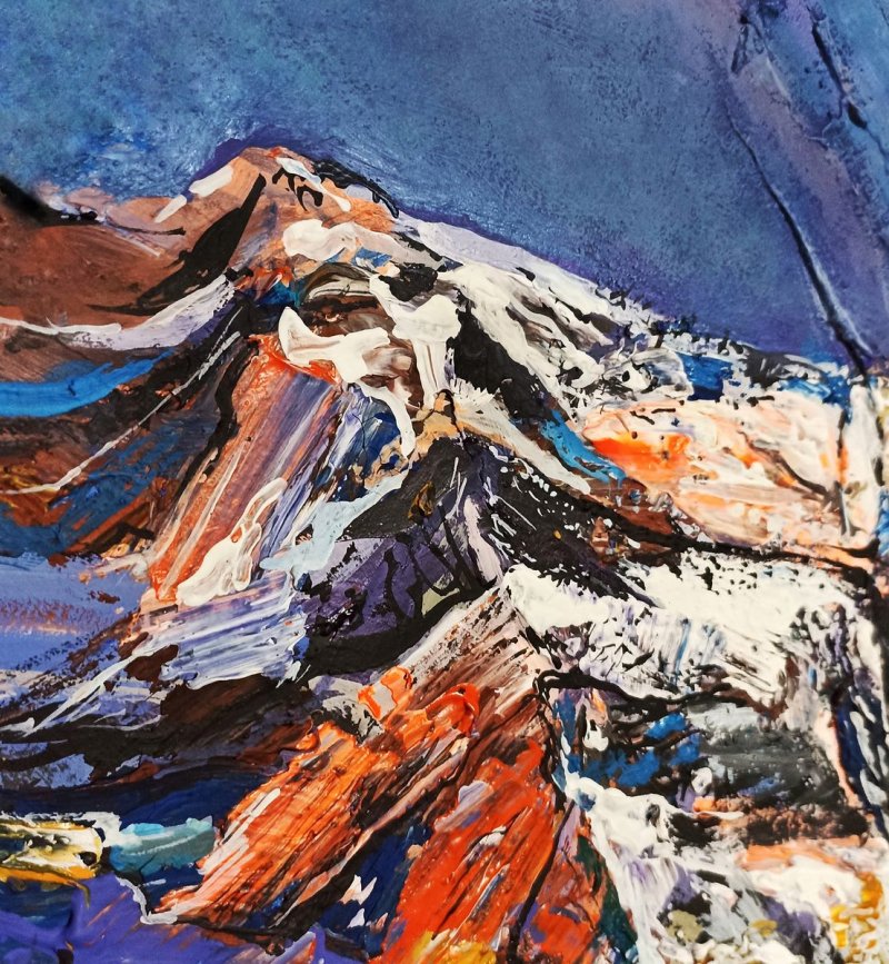 Rtanj mountain, Painting Nikolic Jelena