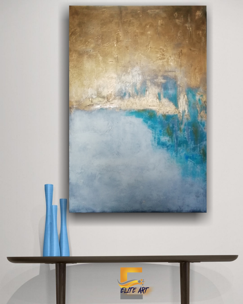 Blue&amp;gold, Painting Cetkovic Natalija
