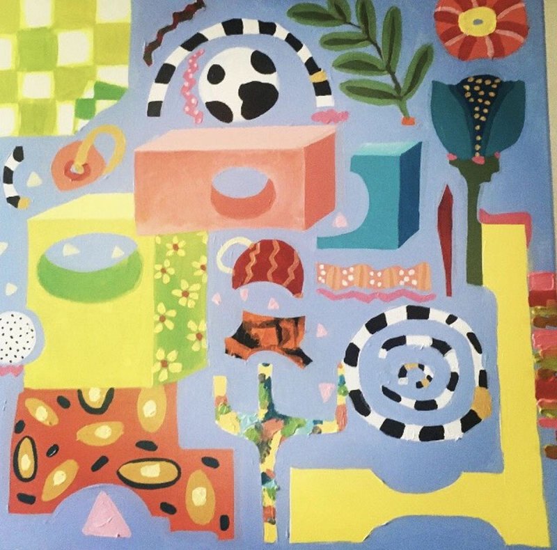 `Shapes and coulors`, Painting Saric Jelena