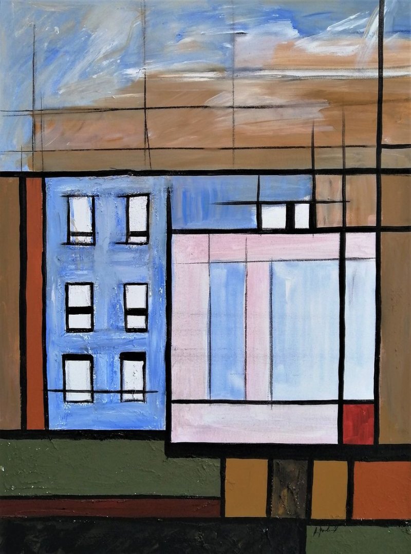 From the cycle Dualism, Painting Pavlovic Aleksandra