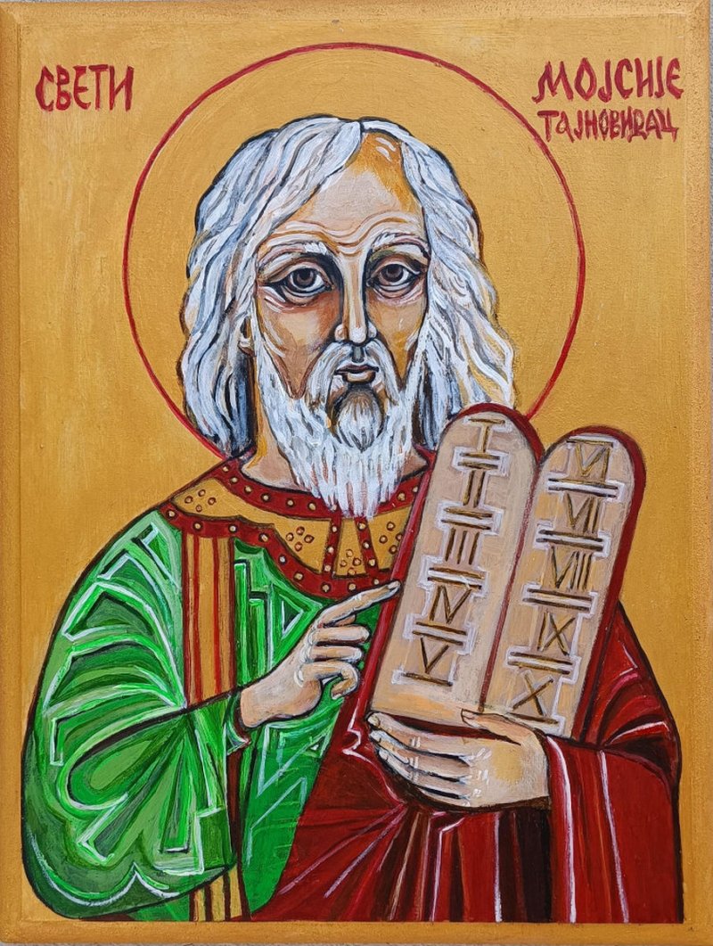 Sv. Mojsije Tajnovidac, Painting Grbić Mirjana