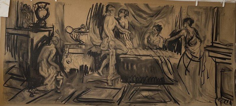 Bathing of the psyche, Drawing Vujovic Anja