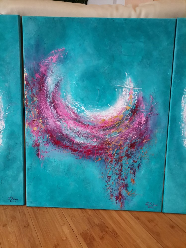 Waves, Painting Mrdjan Danijela